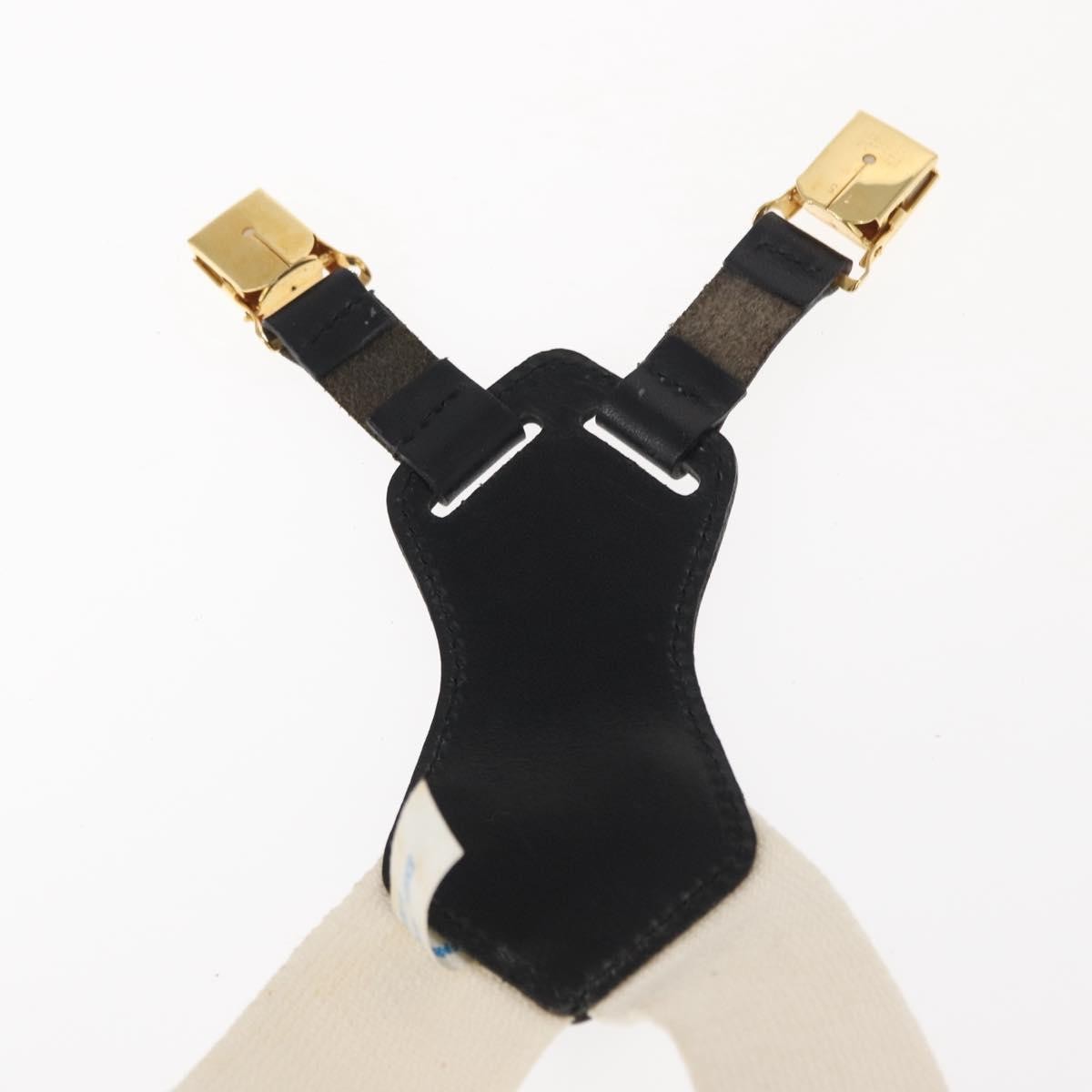 Chanel Chanel Logo Suspenders Canvas Wit