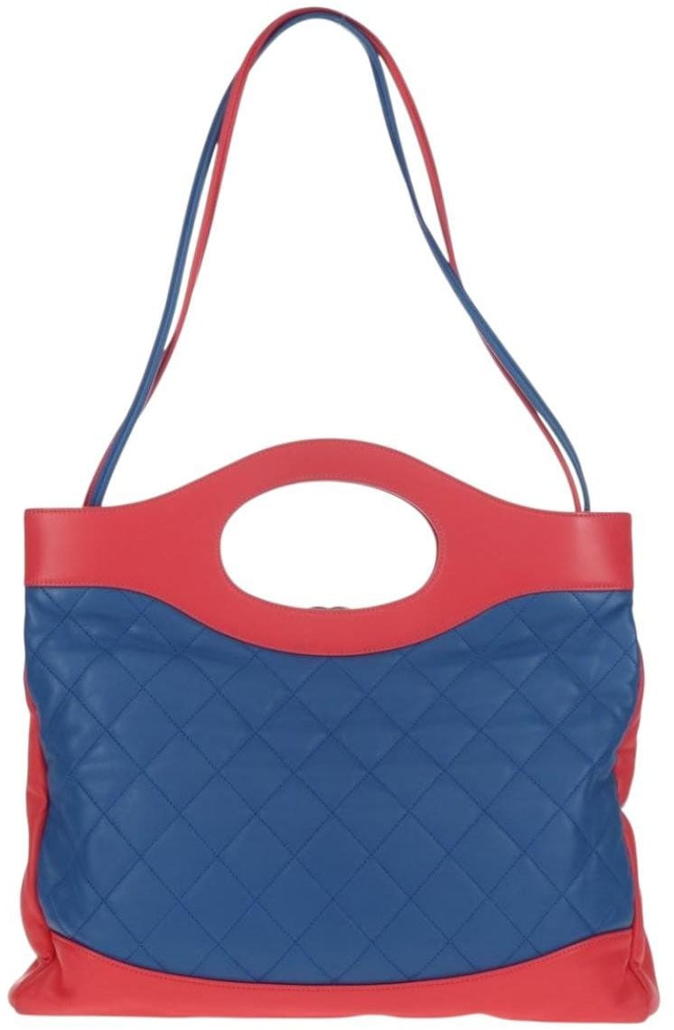 Chanel Chanel 31 Shopping Bag Quilted Lambskin Large Blauw