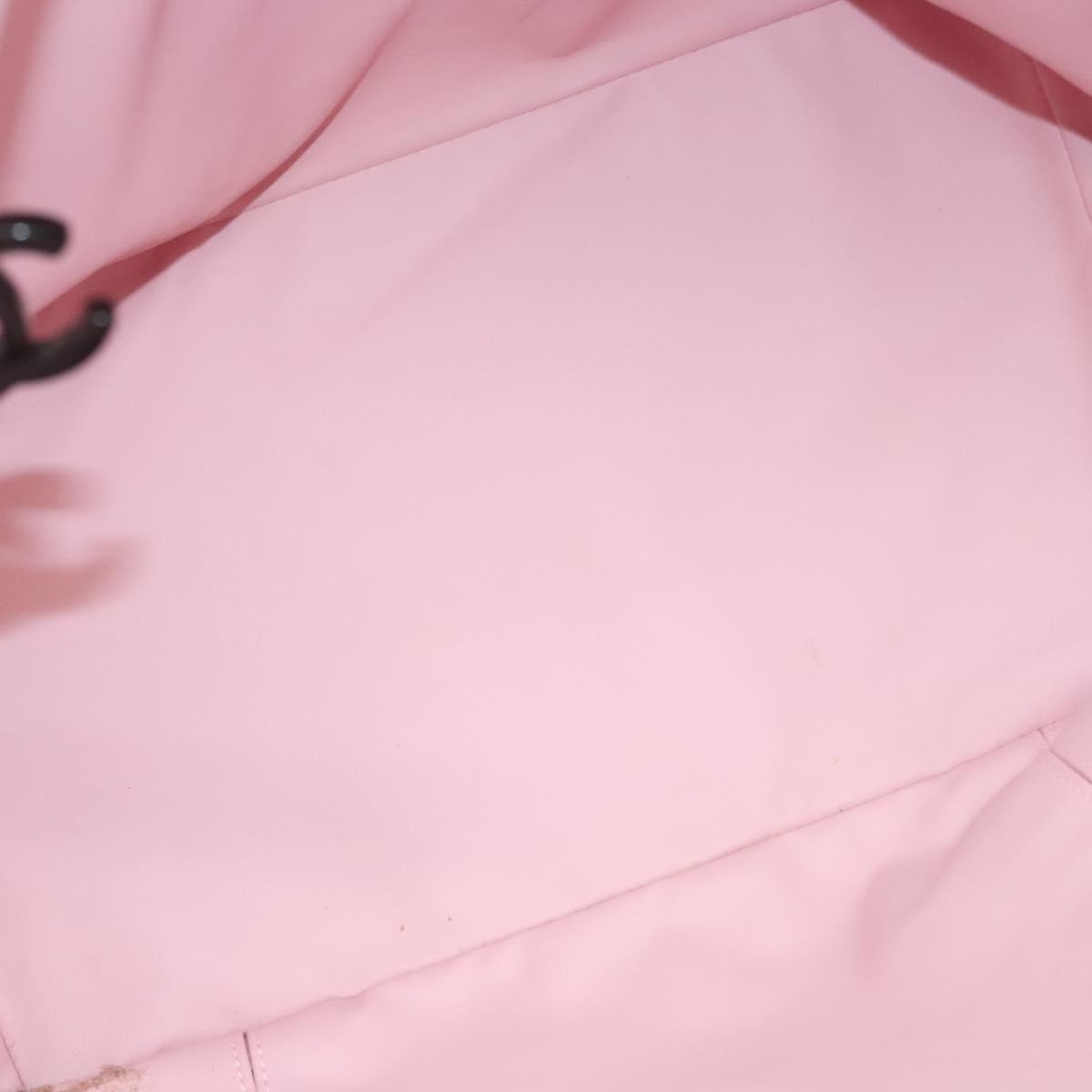 Chanel Chanel Biarritz Tote Quilted Canvas Large Roze