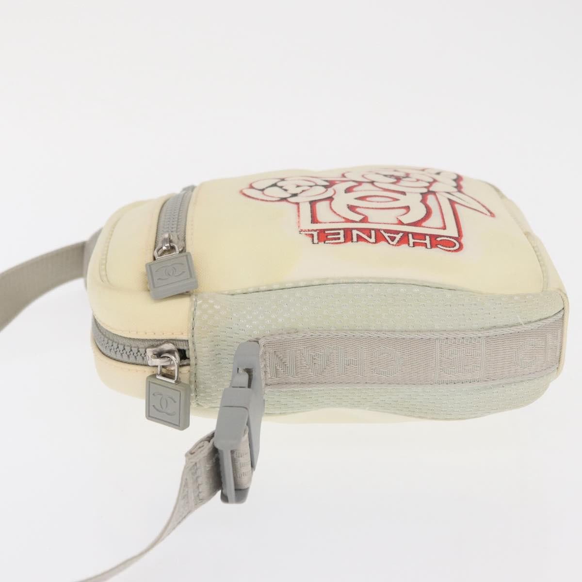 Chanel Chanel Sport Line Camera Crossbody Bag Nylon Small Wit
