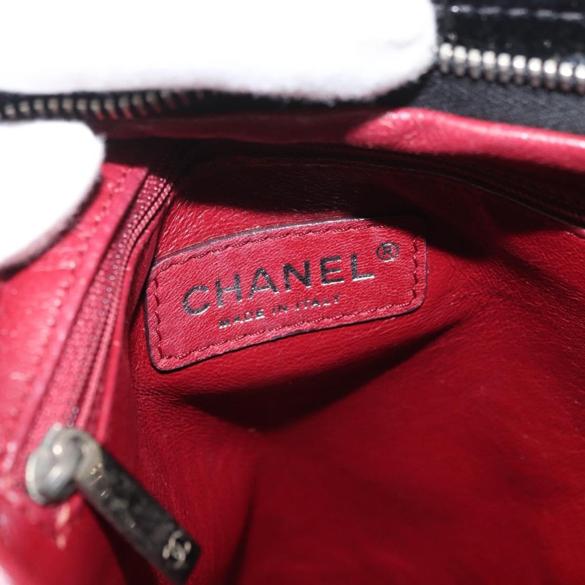 Chanel Bon Bon Pyramid Wristlet Patent Small Zwart