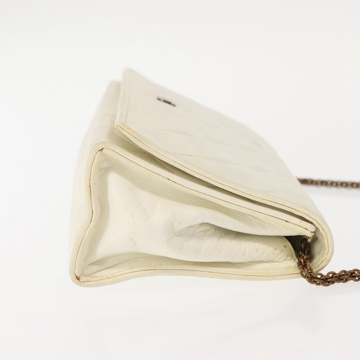 Chanel Chanel Full Flap Wallet on Chain Quilted Lambskin Wit