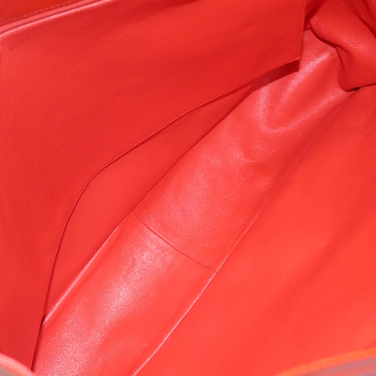 Chanel Chanel Grand Shopping Tote Quilted Calfskin Oranje