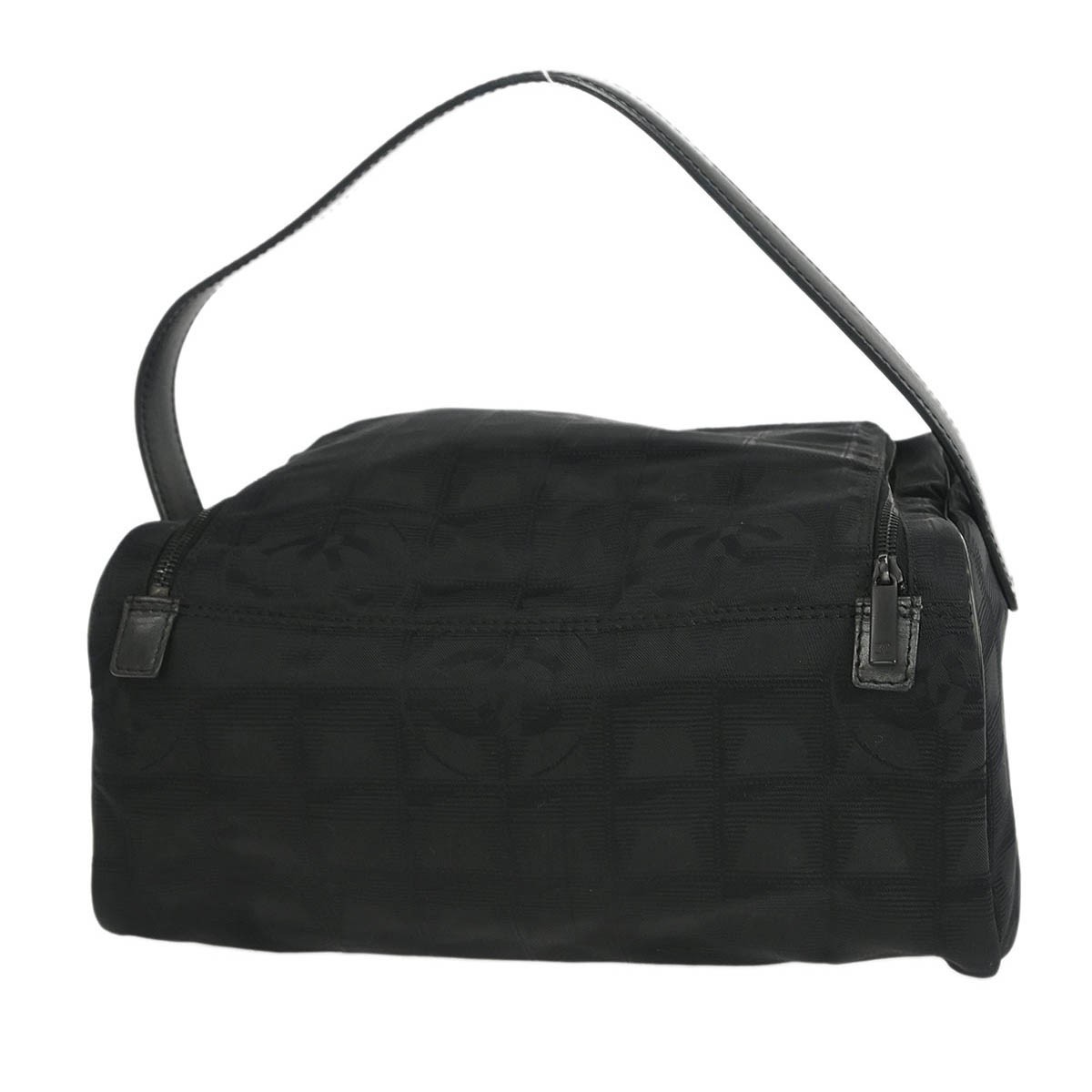 Chanel Chanel Travel Line Barrel Bag Nylon Small Zwart