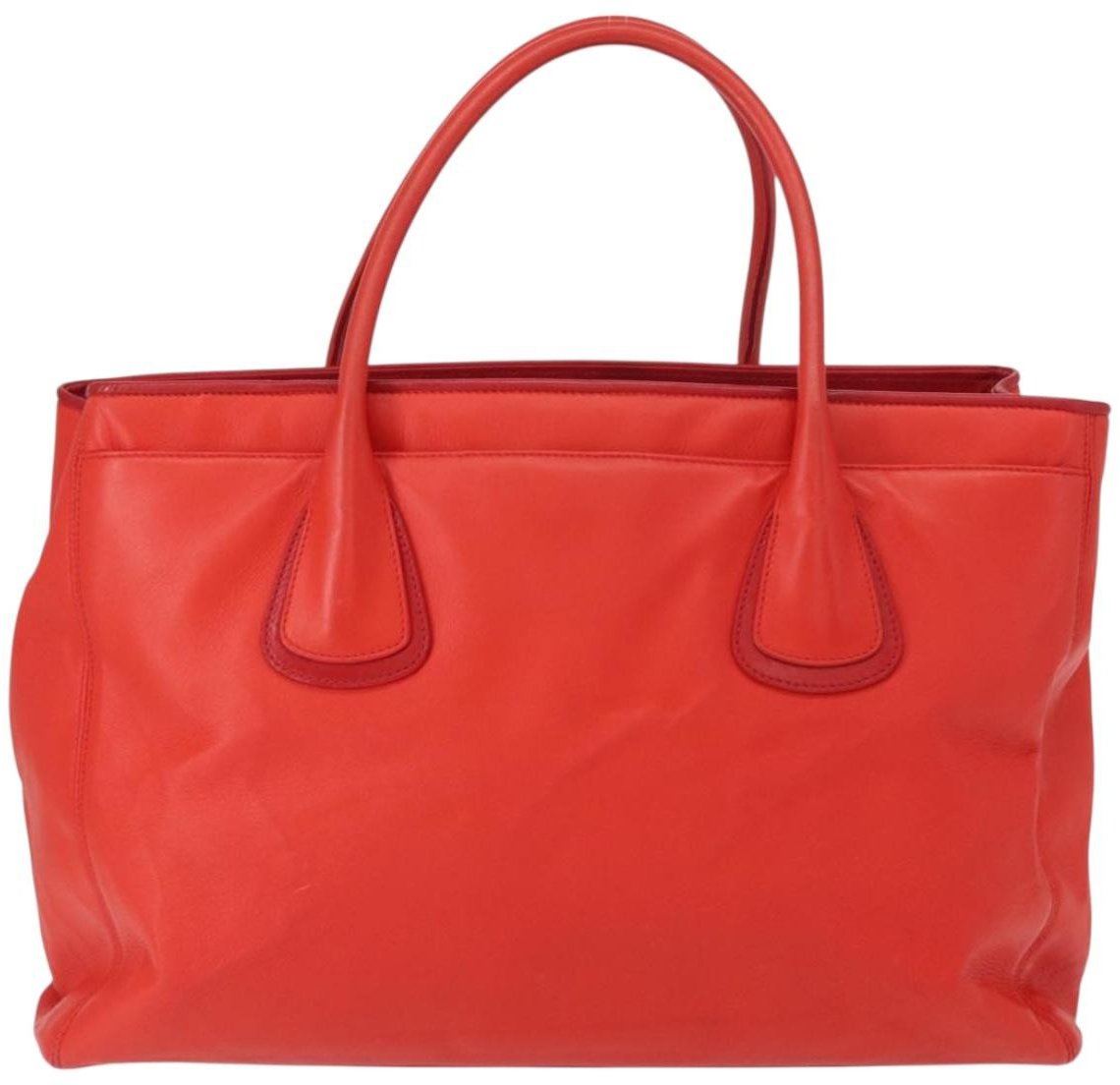 Chanel Chanel Cerf Executive Tote Leather Medium Rood