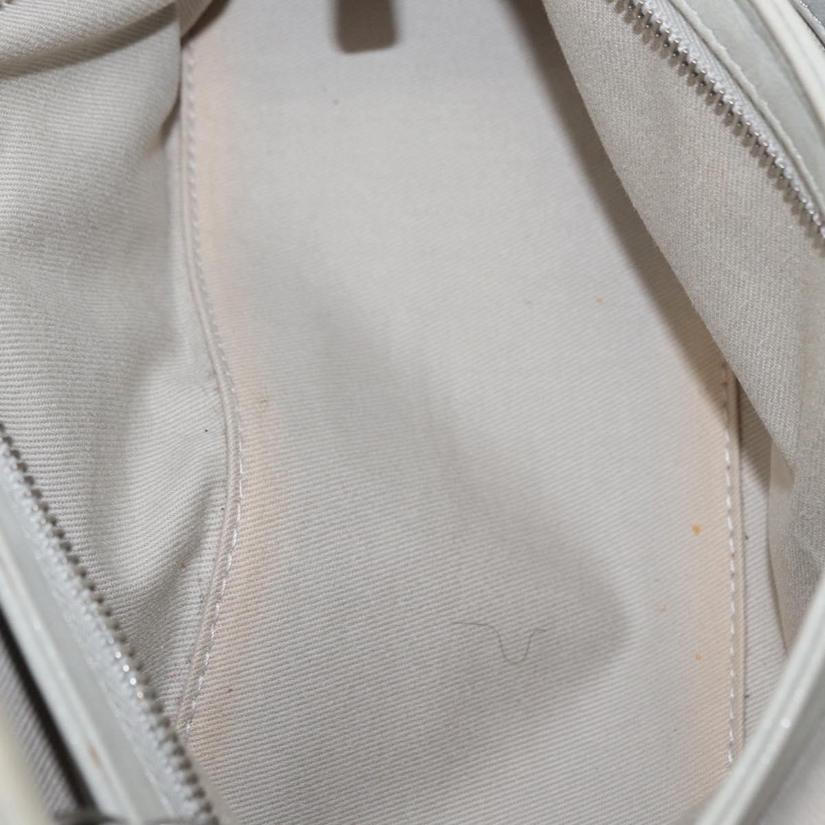 Chanel Chanel Just Mademoiselle Bag Quilted Iridescent Leather Medium Grijs