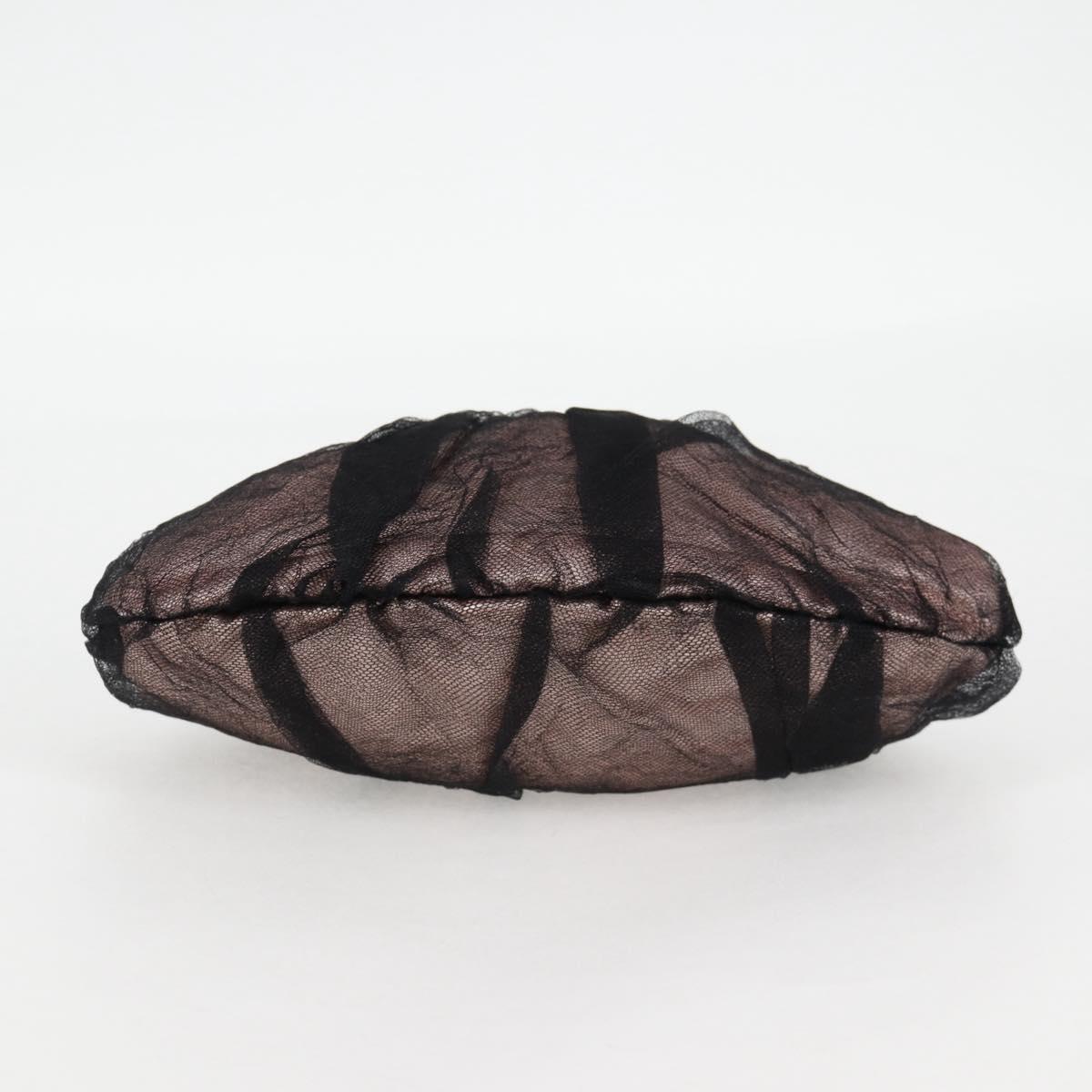 Chanel Chanel Drawstring Bucket Bag Chevron Patchwork Canvas Small Roze