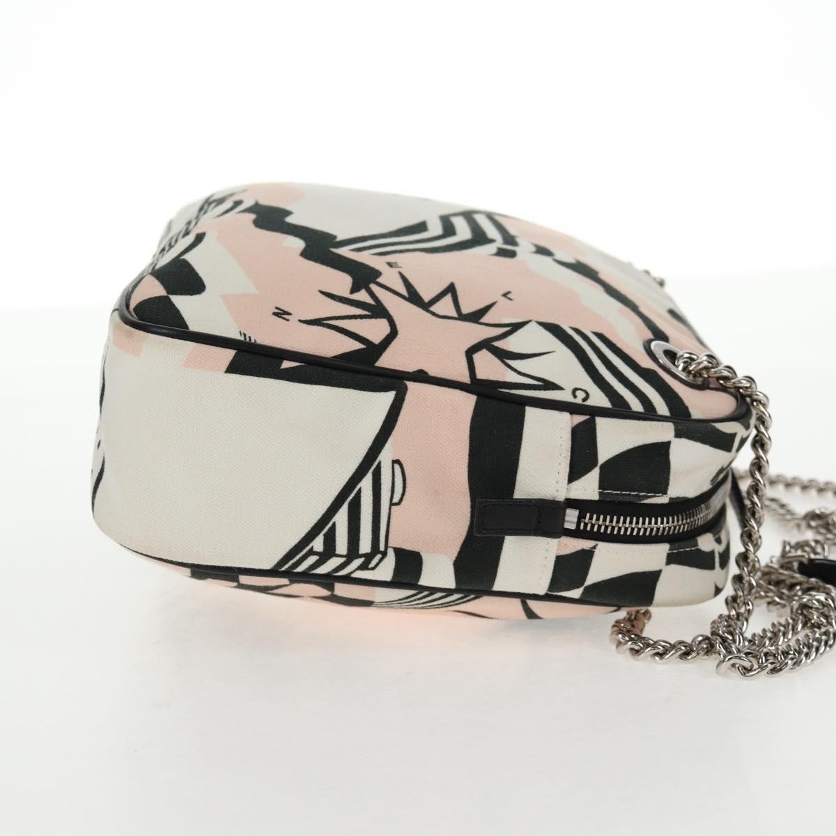 Chanel Chanel La Pausa Bay Camera Case Bag Printed Canvas Small Roze