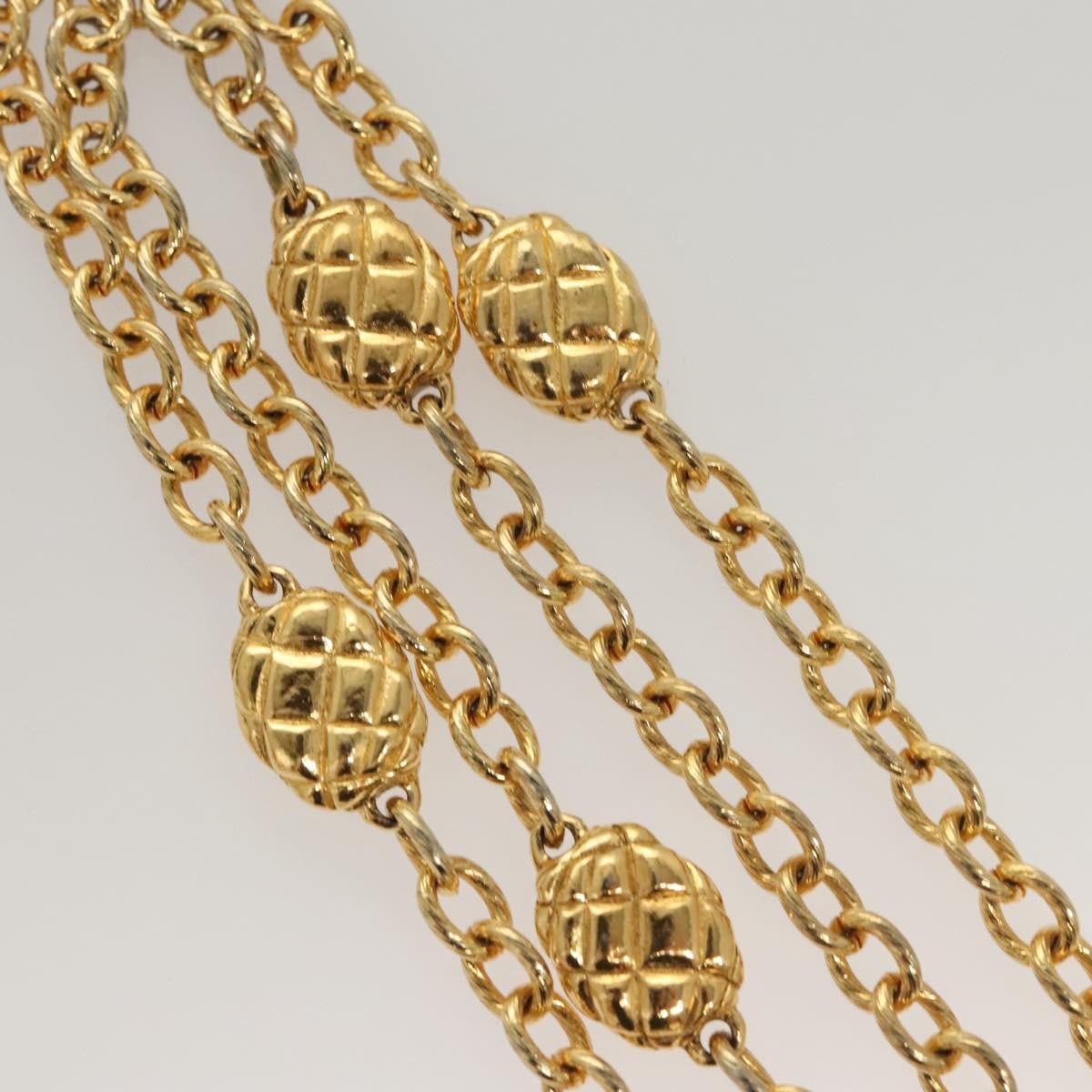 Chanel Chanel CC Station Chain Belt Metal Goud