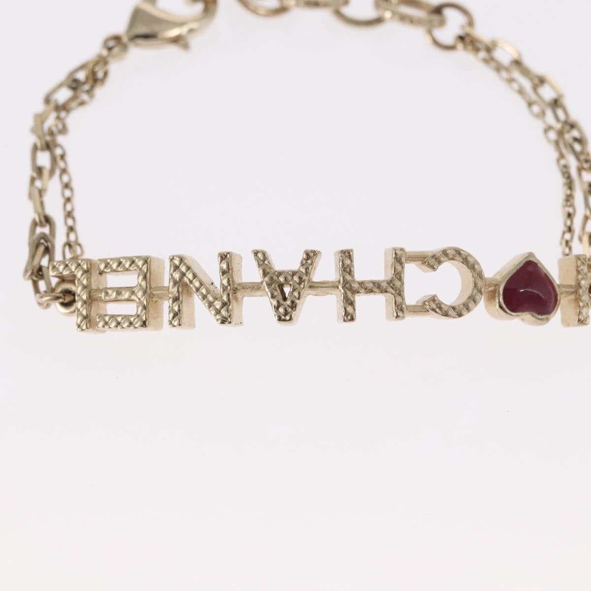 Chanel Chanel I Love Chanel Bracelet Metal with Resin Goud
