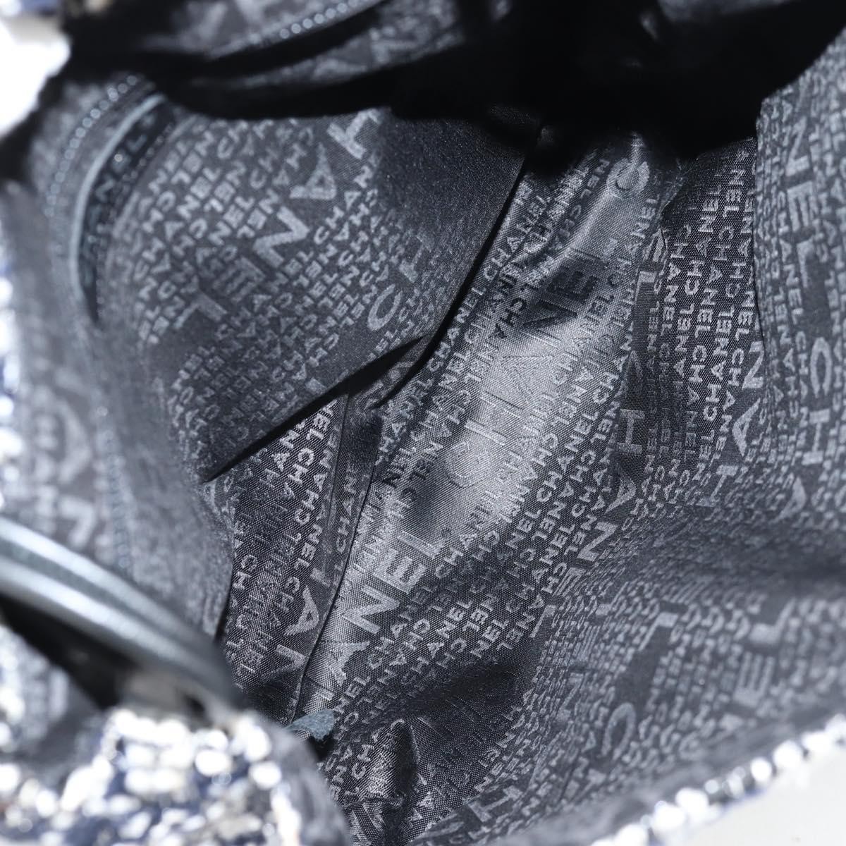 Chanel Chanel CC Chain Shoulder Bag Tweed Zwart