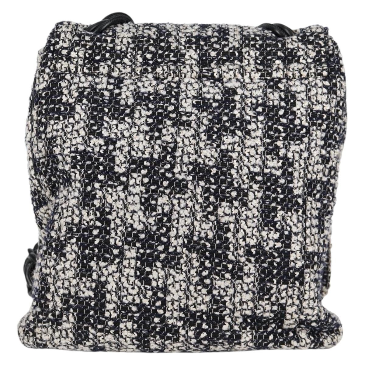 Chanel Chanel CC Chain Shoulder Bag Tweed Zwart