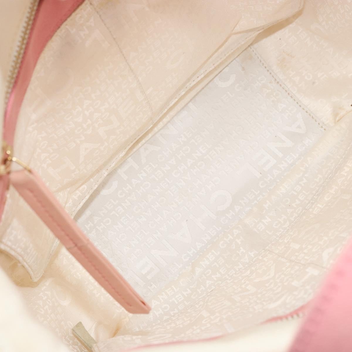 Chanel Vintage CC Tote Canvas Small Beige