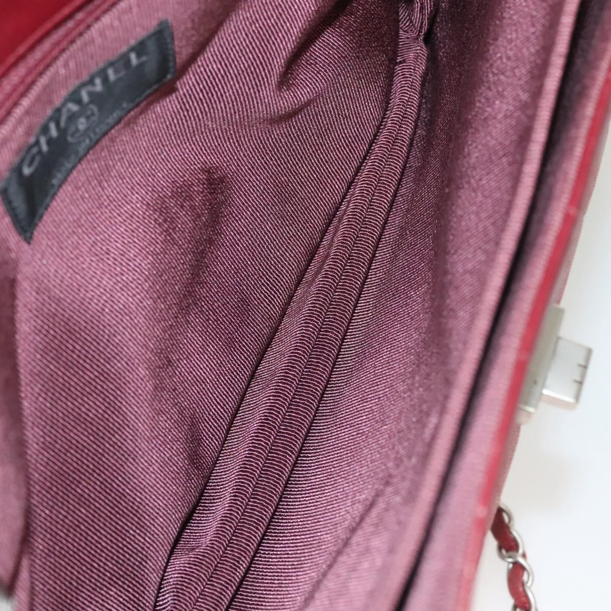 Chanel Chanel Chocolate Bar Reissue Flap Bag Lambskin Rood