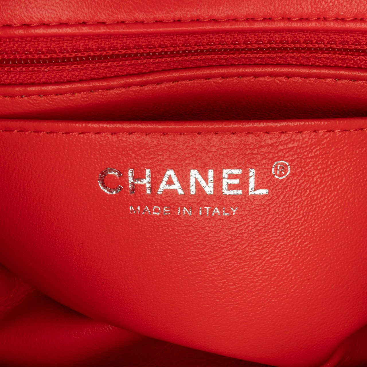 Chanel Mini Square Classic Lambskin Single Flap Rood
