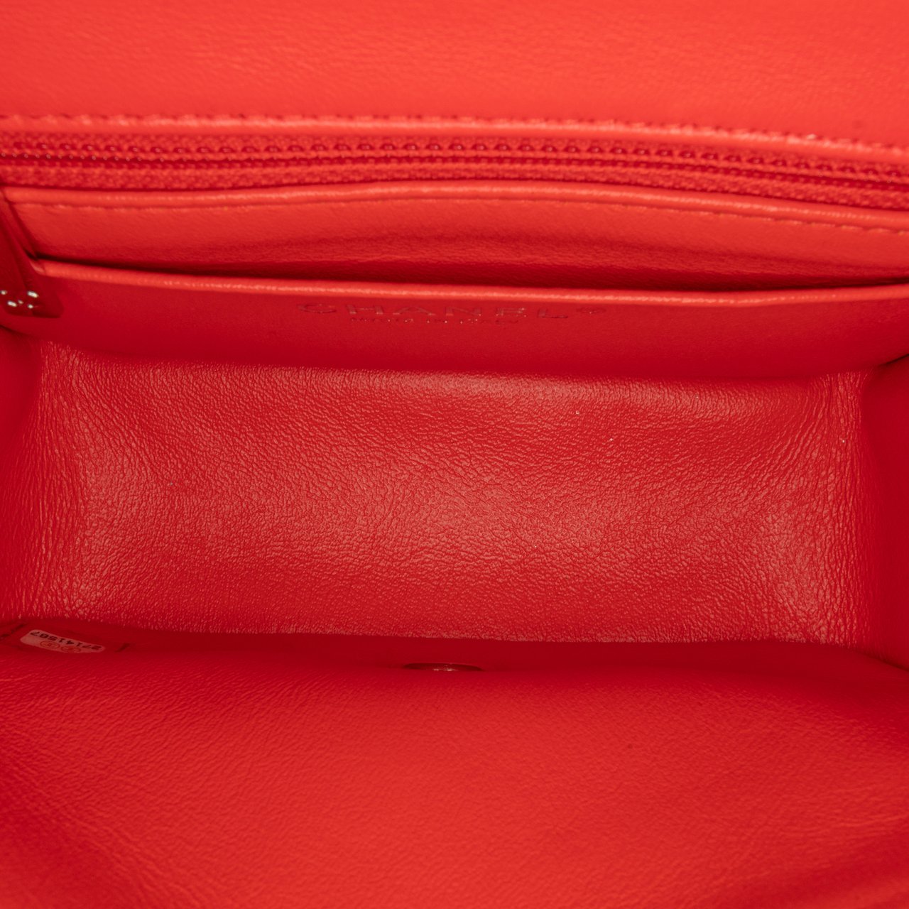 Chanel Mini Square Classic Lambskin Single Flap Rood