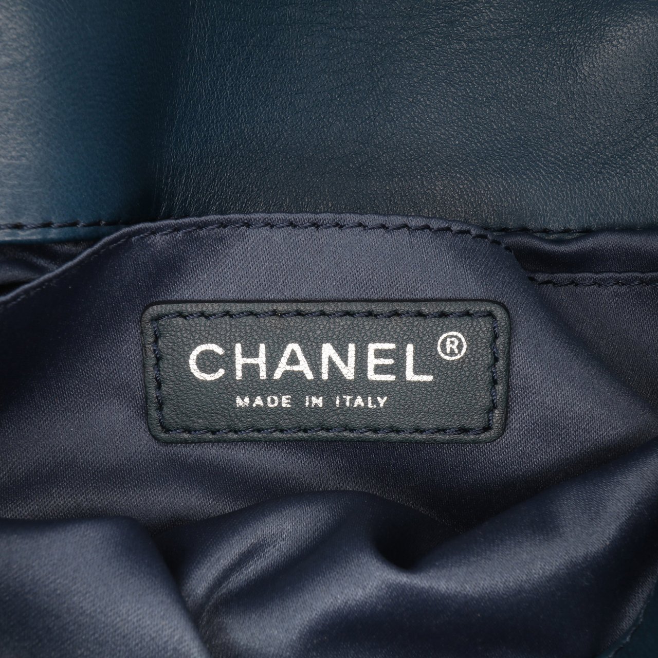 Chanel Quilted Lambskin Accordion Flap Blauw