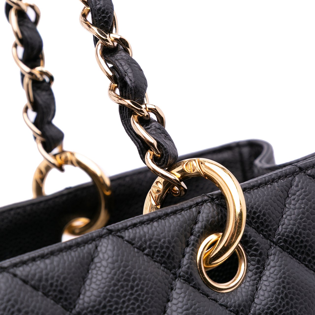 Chanel Caviar Grand Shopping Tote Zwart