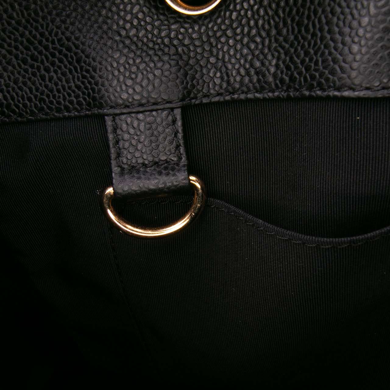 Chanel Caviar Grand Shopping Tote Zwart
