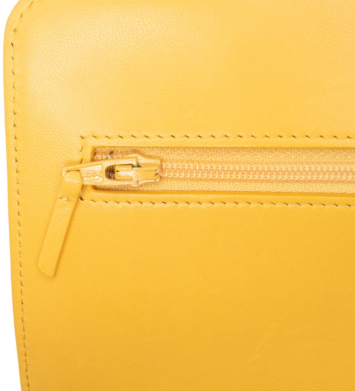 Chanel Quilted Lambskin Boy Wallet On Chain Geel