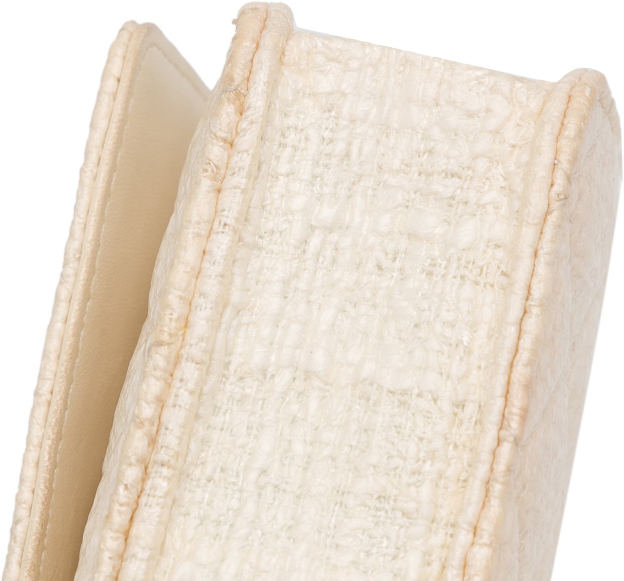 Chanel CC Coated Tweed Wallet On Chain Bruin