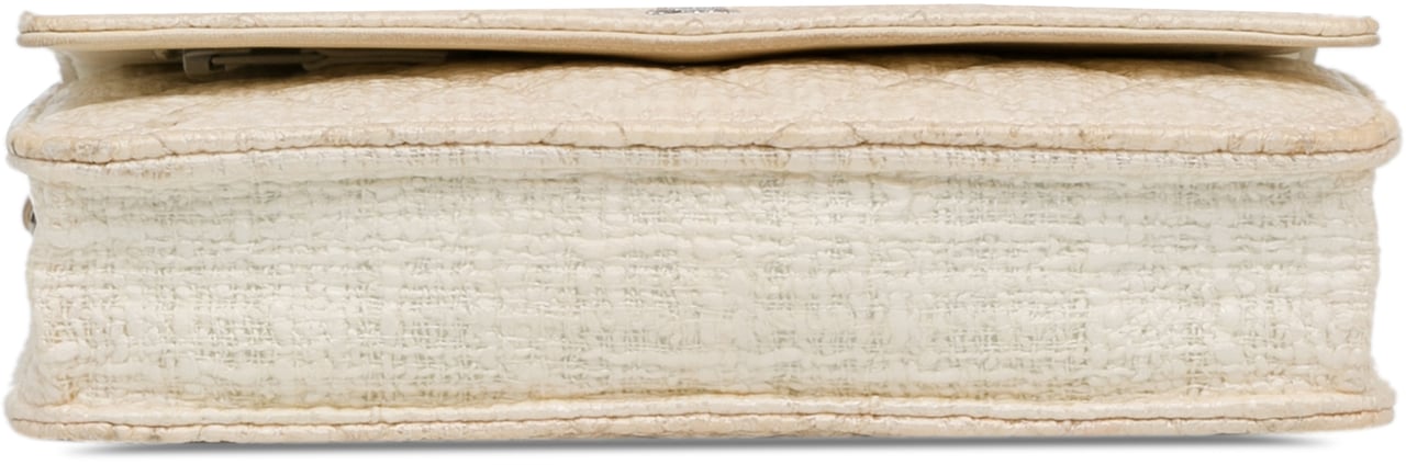 Chanel CC Coated Tweed Wallet On Chain Bruin