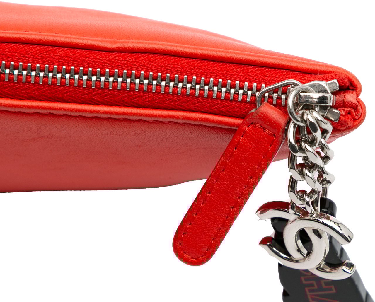 Chanel Medium Printed Lambskin Cuba La Habana O Case Clutch Rood