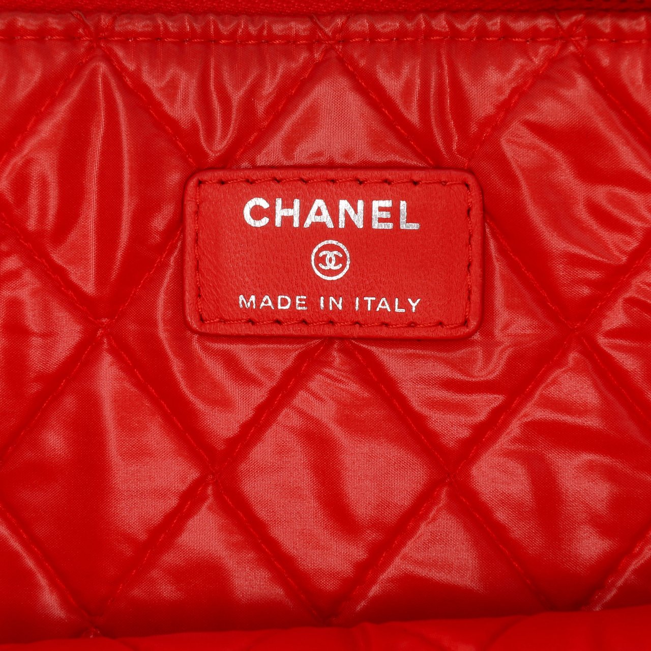 Chanel Medium Printed Lambskin Cuba La Habana O Case Clutch Rood