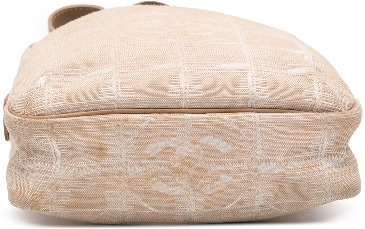 Chanel New Travel Line Nylon Crossbody Bruin