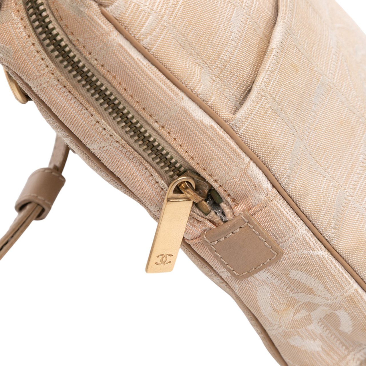 Chanel New Travel Line Nylon Crossbody Bruin