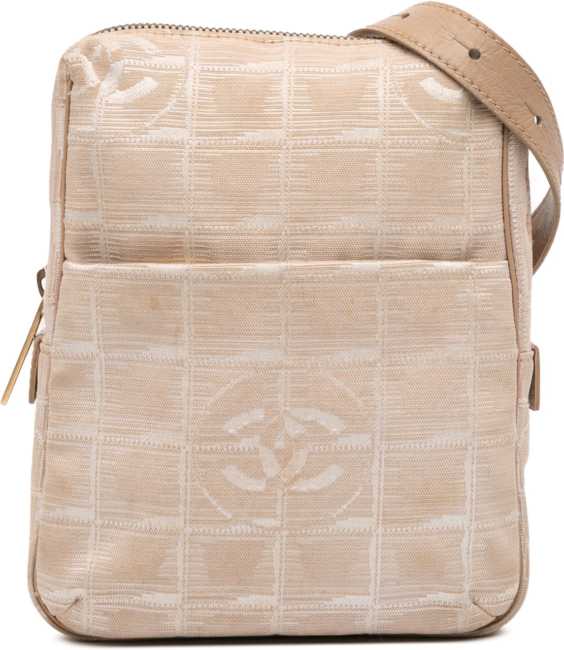 Chanel New Travel Line Nylon Crossbody Bruin