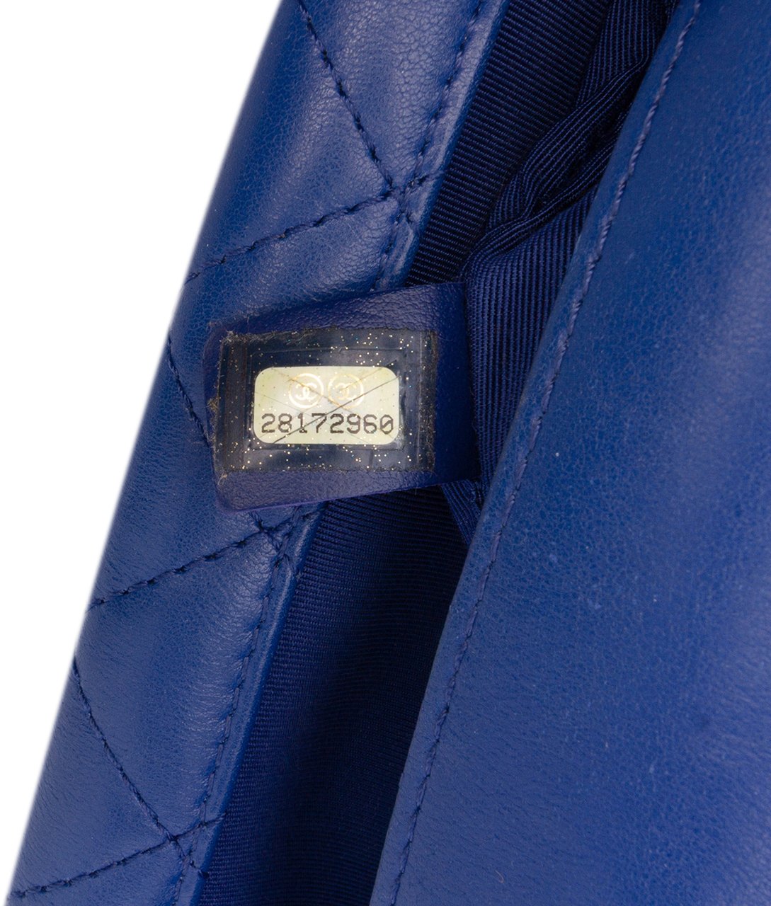 Chanel CC Quilted Calfskin Triple Flap Blauw