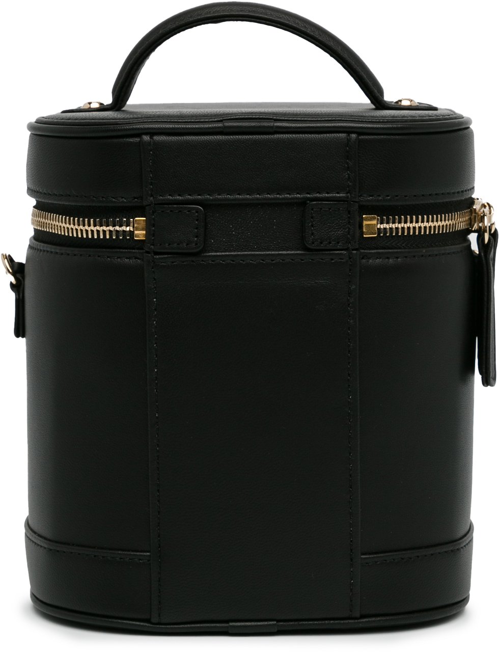 Chanel CC Lambskin Vanity Case Zwart