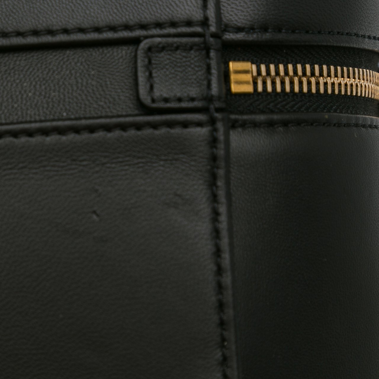 Chanel CC Lambskin Vanity Case Zwart