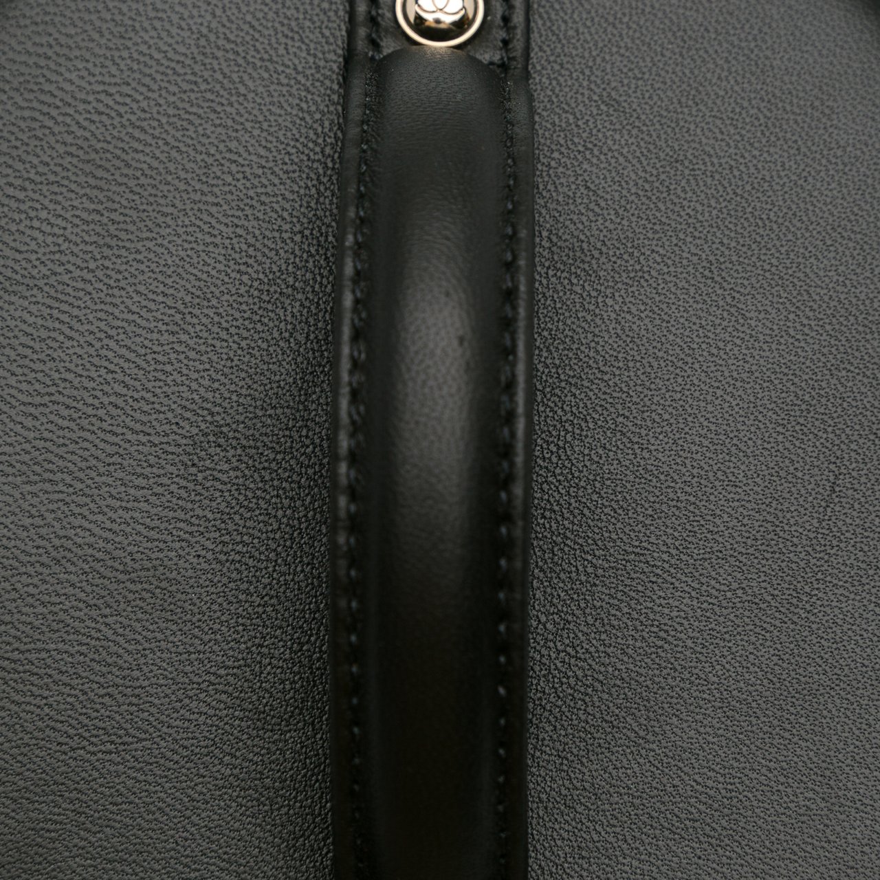 Chanel CC Lambskin Vanity Case Zwart