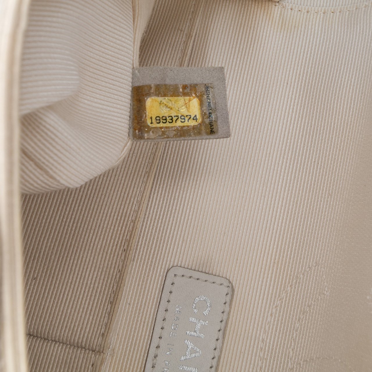 Chanel Medium Classic Printed Grosgrain Double Flap Wit