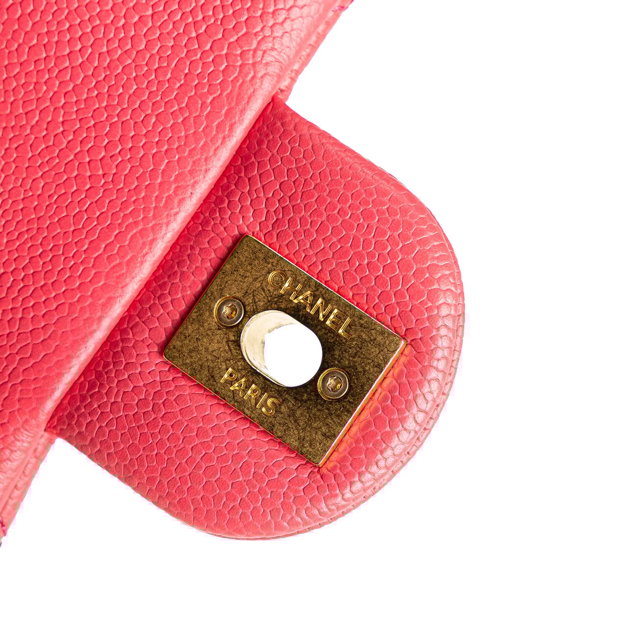 Chanel Mini Quilted Caviar Sweetheart Flap Roze