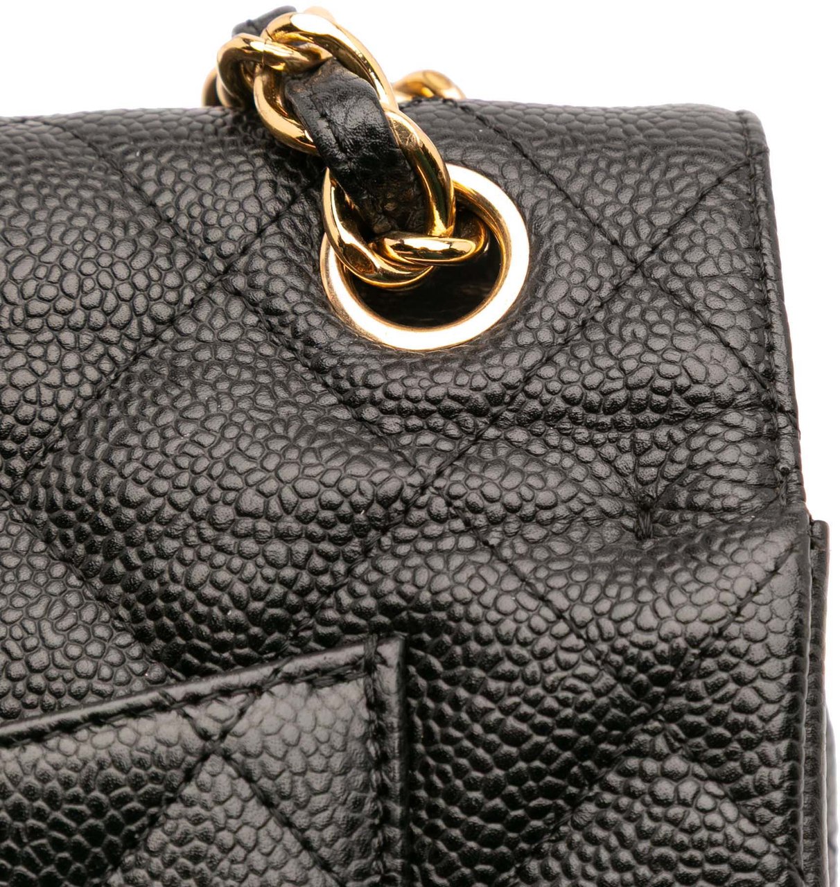 Chanel Jumbo Classic Caviar Double Flap Zwart
