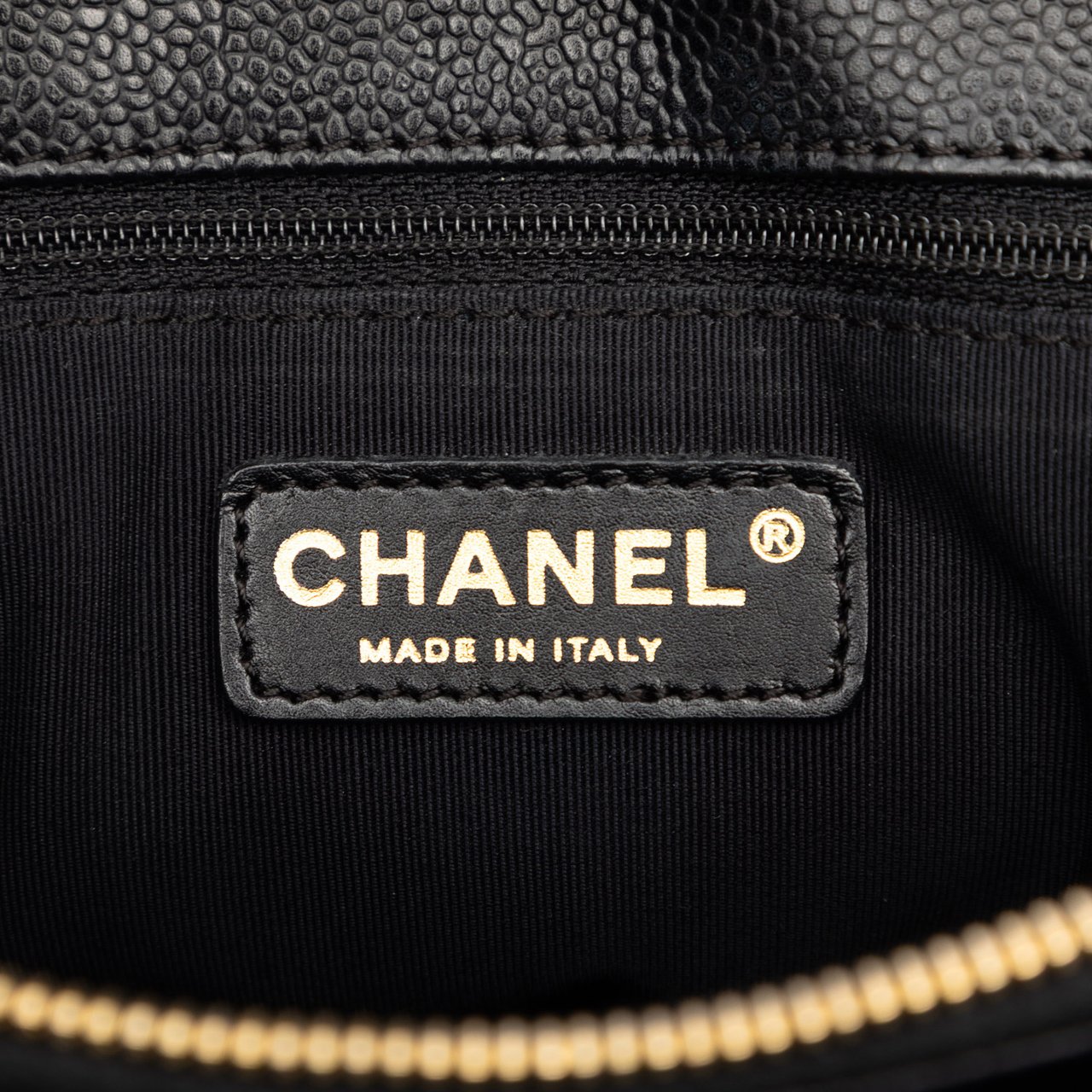 Chanel Caviar Grand Shopping Tote Zwart