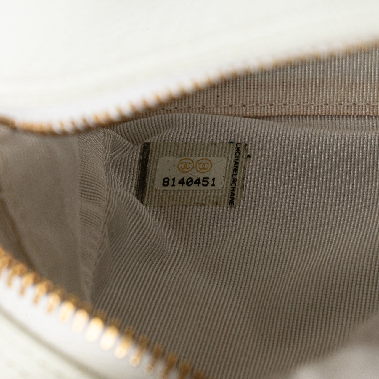 Chanel CC Quilted Caviar Bowling Bag Wit