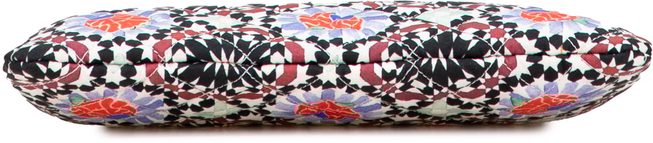 Chanel Paris Dubai Medium Printed Canvas Cosmetic Case Wit