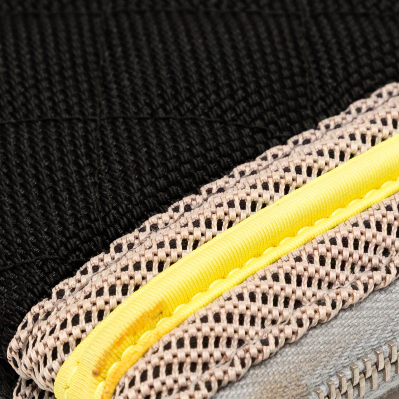 Chanel Large Quilted Nylon Fluo Boy O Case Clutch Zwart