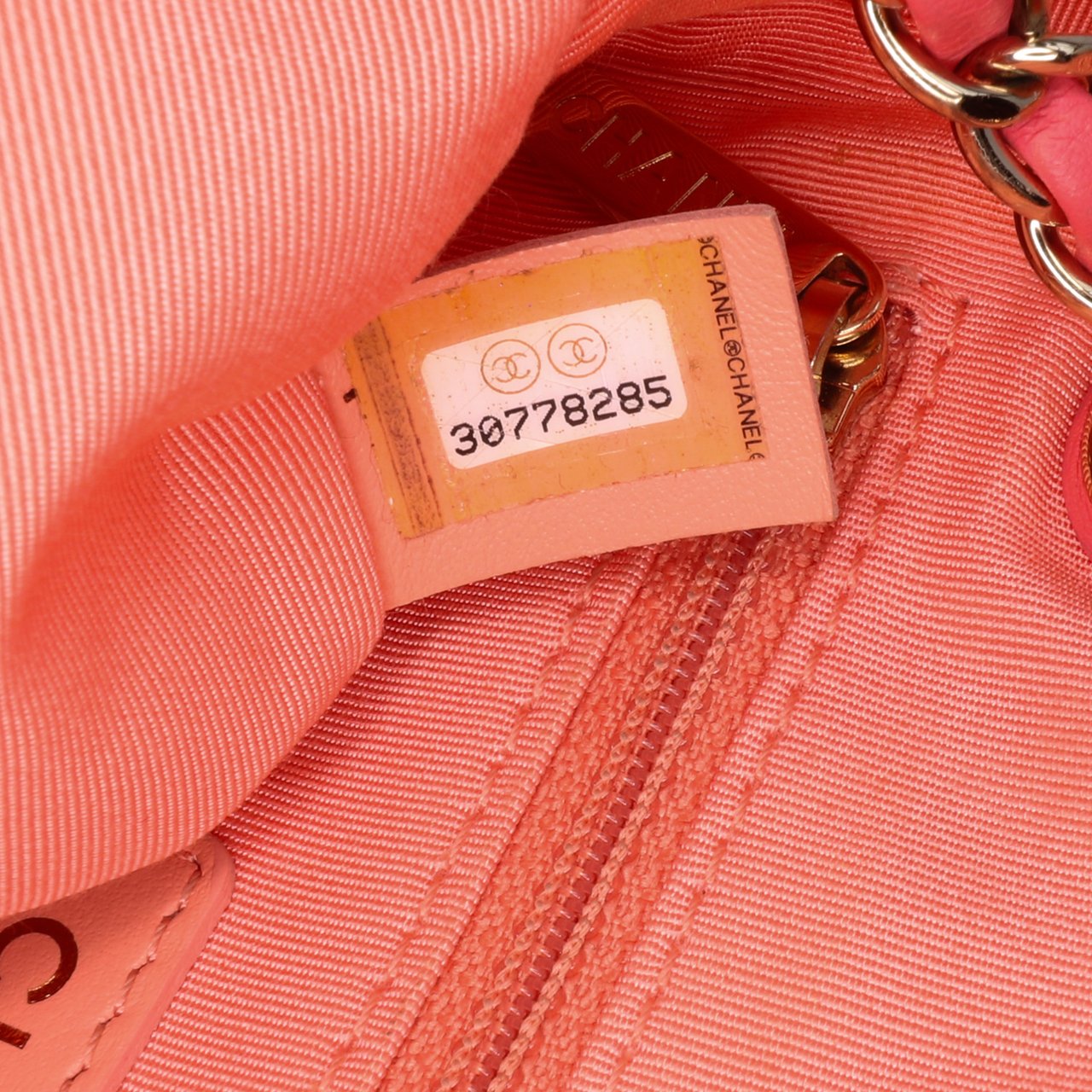 Chanel Lambskin Giant Crystal CC Camera Bag Roze