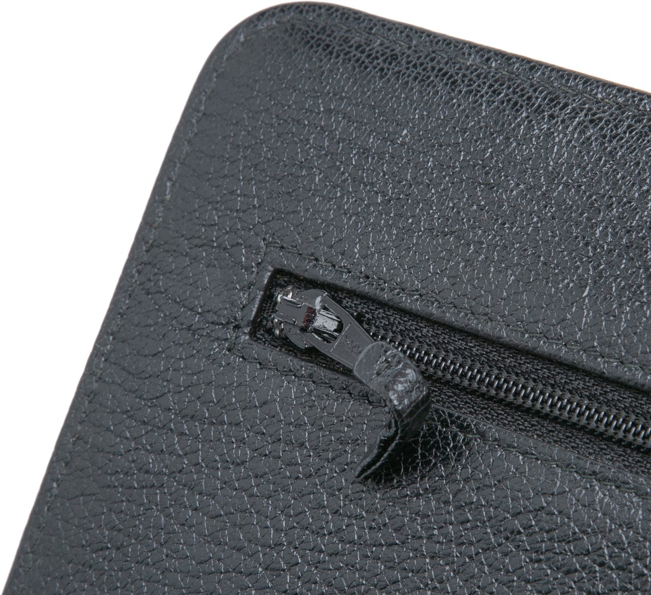 Chanel Studded Grained Calfskin Boy Wallet On Chain Zwart