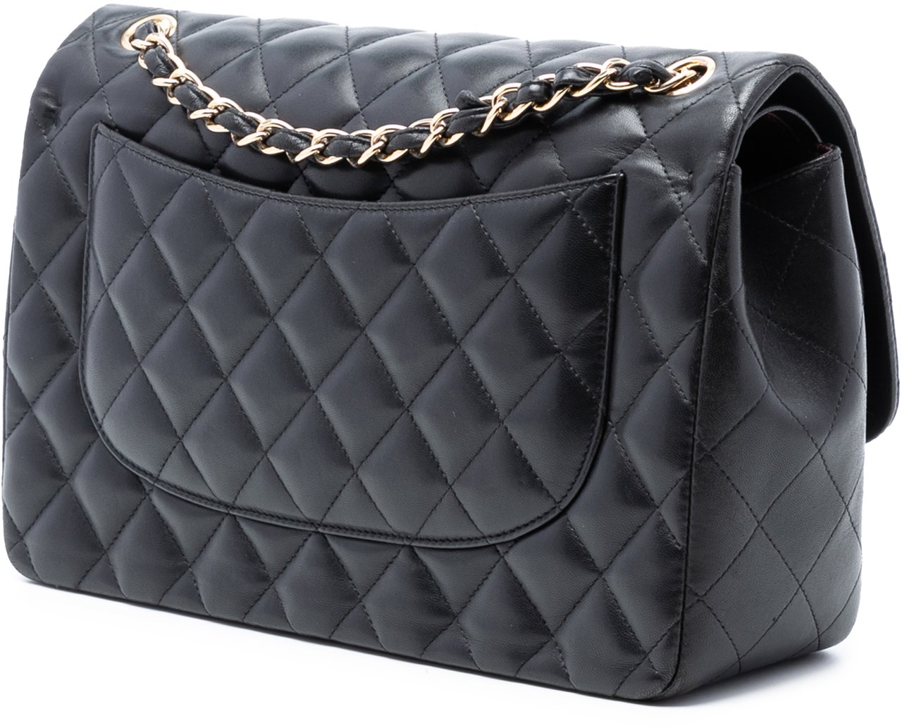 Chanel Jumbo Classic Lambskin Double Flap Zwart