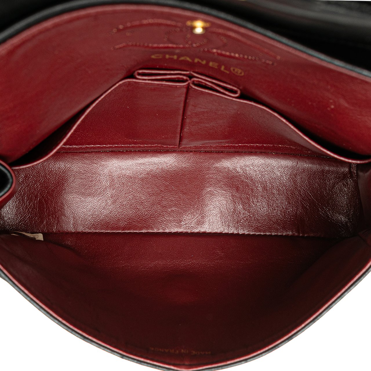 Chanel Small Classic Lambskin Double Flap Zwart
