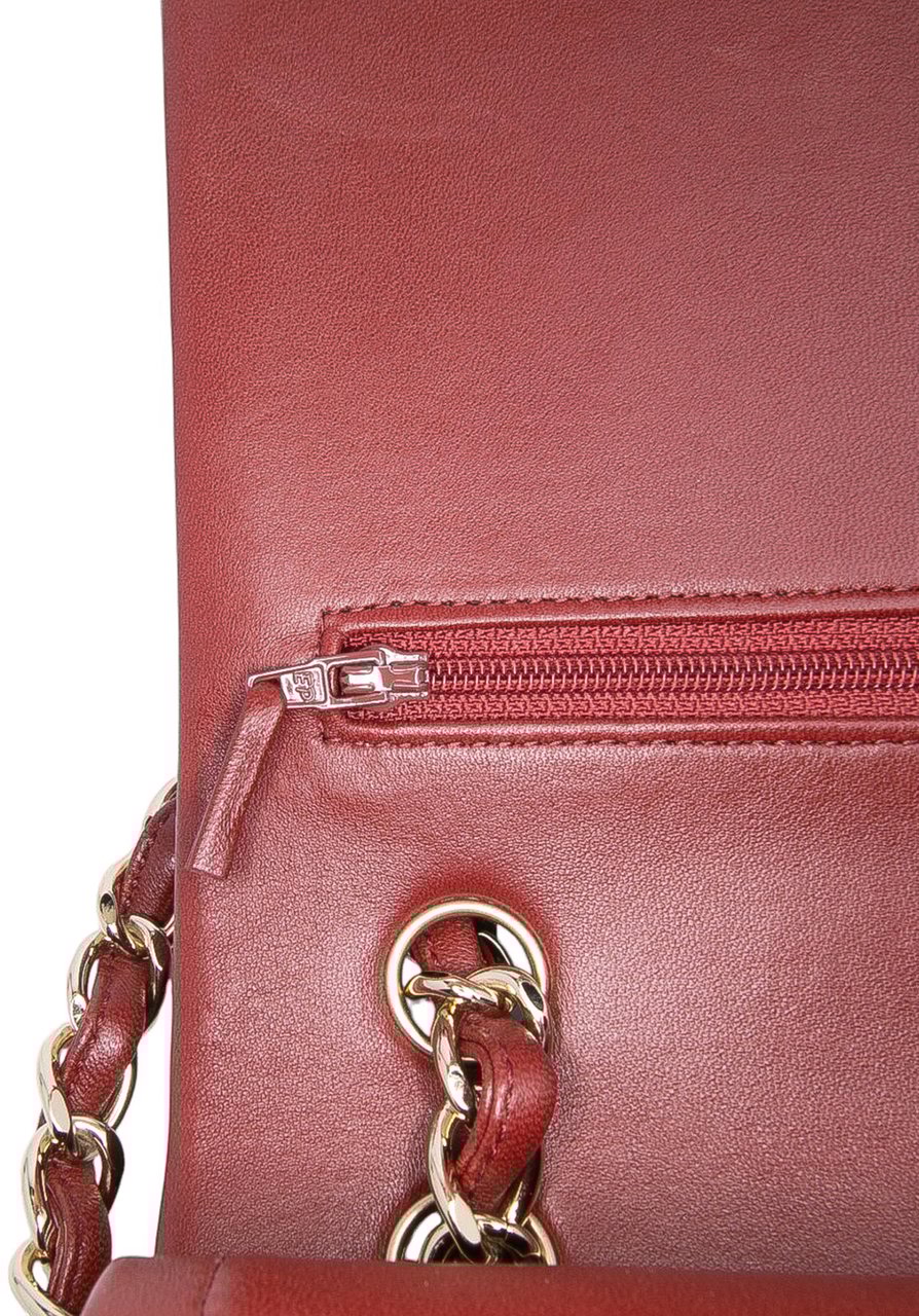 Chanel Jumbo Classic Lambskin Double Flap Rood
