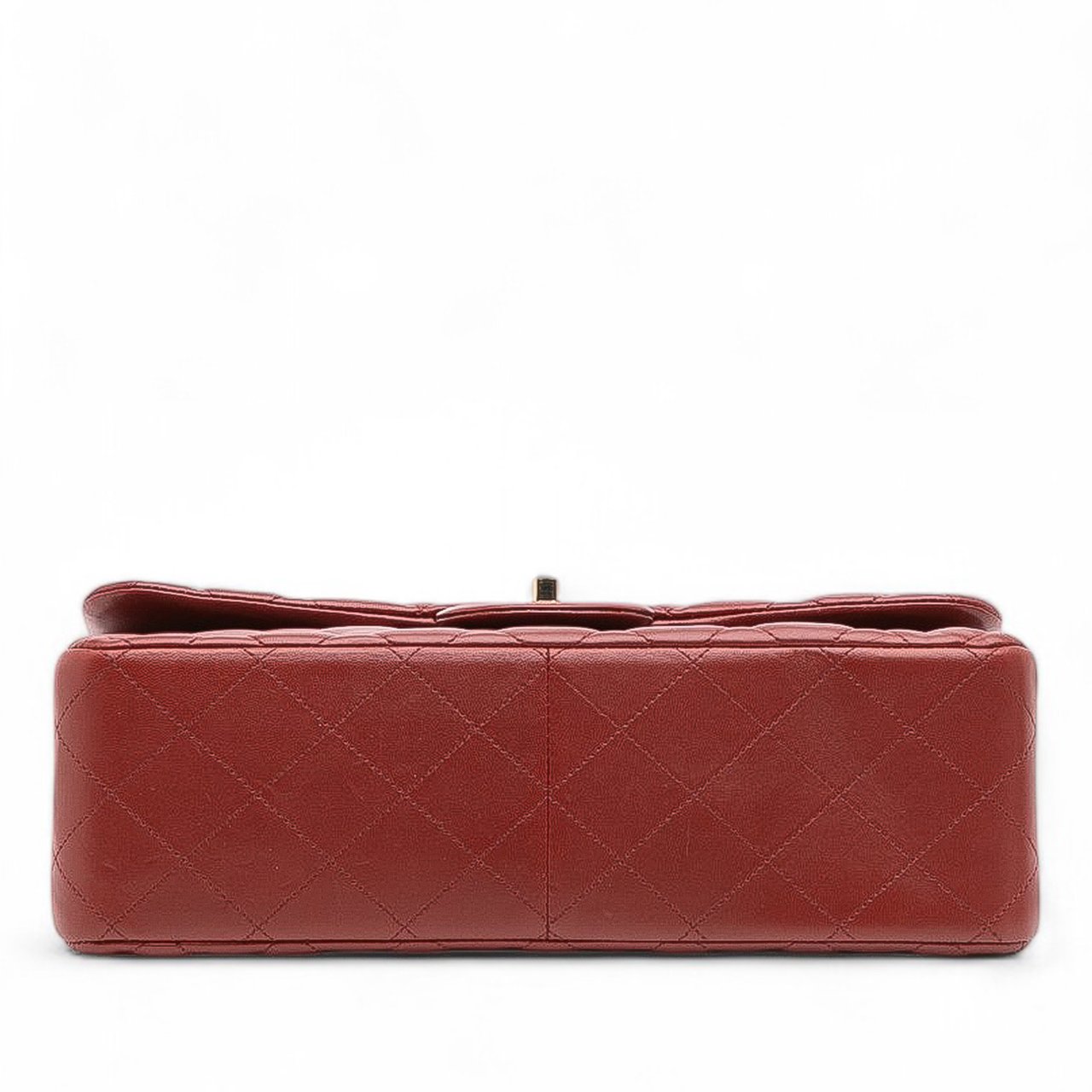 Chanel Jumbo Classic Lambskin Double Flap Rood