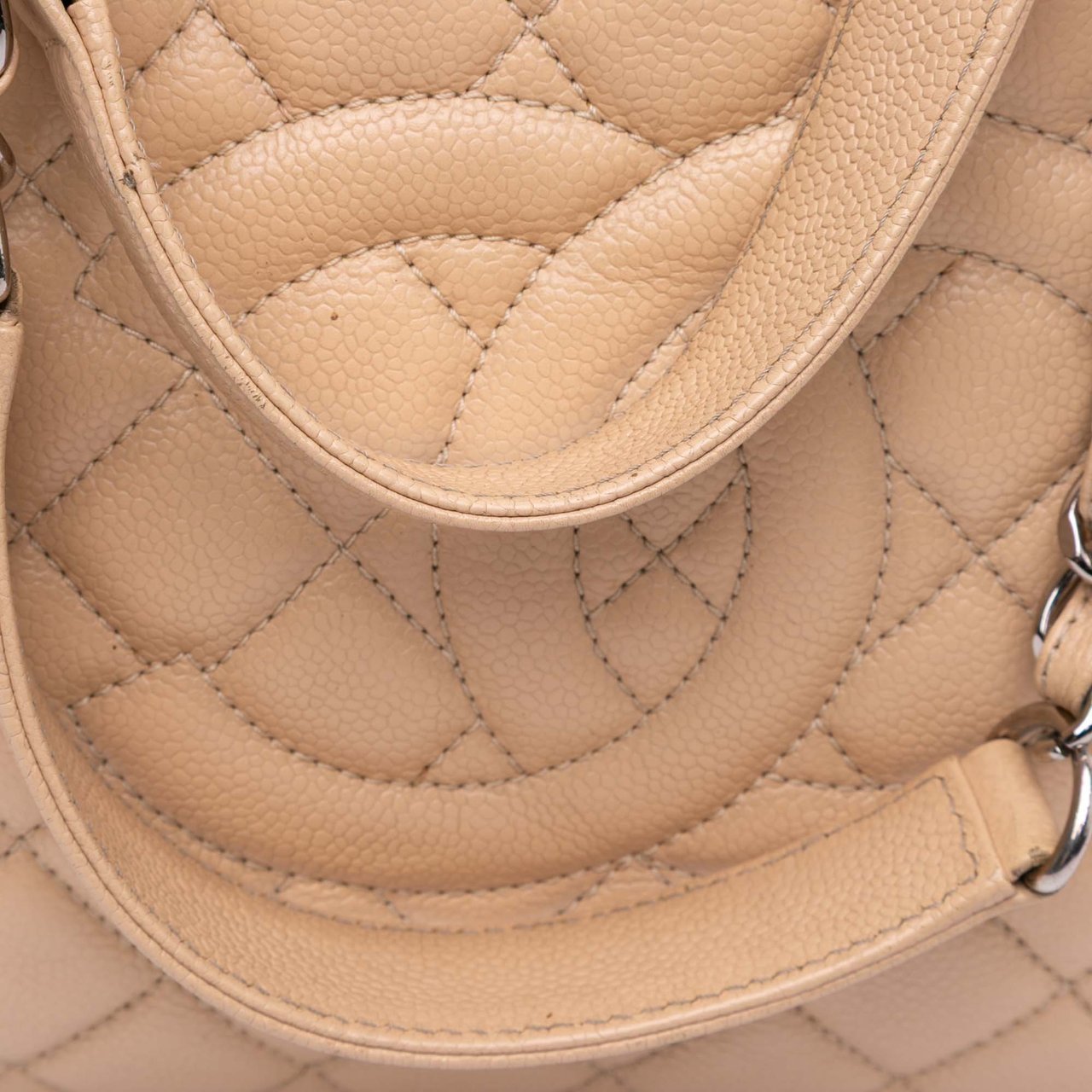 Chanel Caviar Grand Shopping Tote Bruin