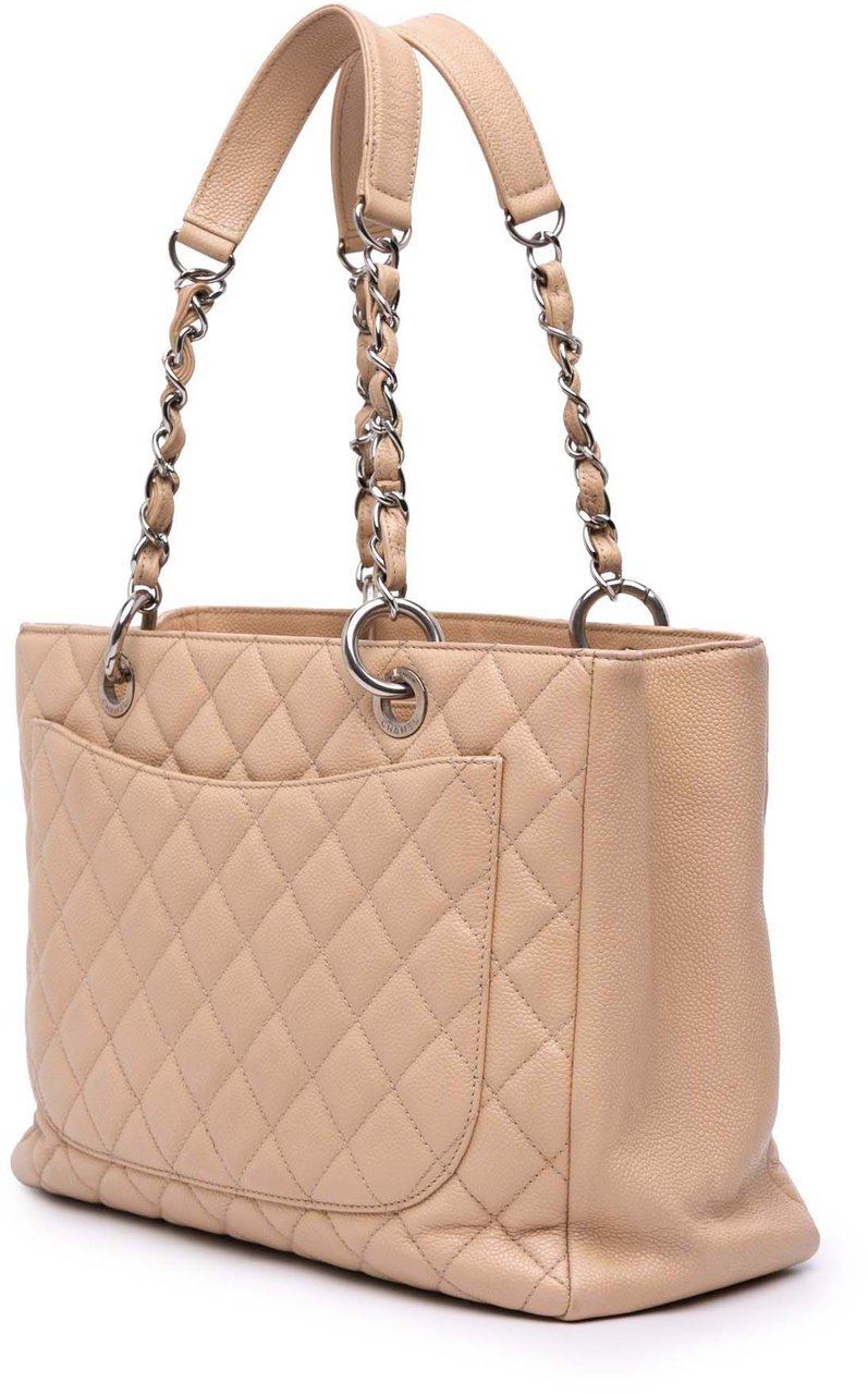Chanel Caviar Grand Shopping Tote Bruin